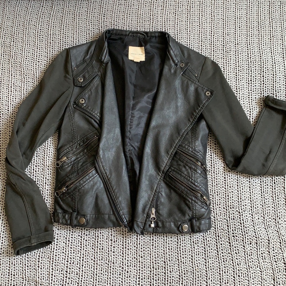 Silence + Noise Leather Jacket